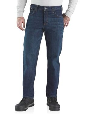 Carhartt FR 38x30 Work Jeans with Ankle Fray ~ Flame Resistant ~ Still Feel New